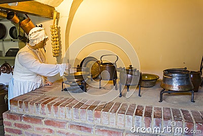 In the old kitchen Stock Photo