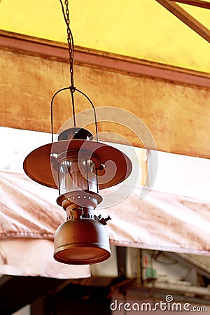 Old Lantern Stock Photo