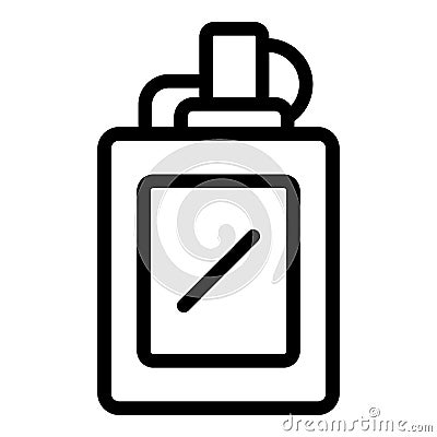 Old lighter icon outline vector. Cigarette tobacco Stock Photo