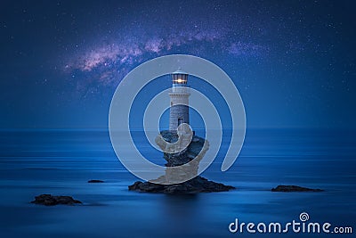 Old Lighthouse Stock Photo