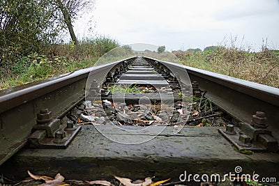 Old limestone mining museum solvayovy lomy in central bohemia Stock Photo