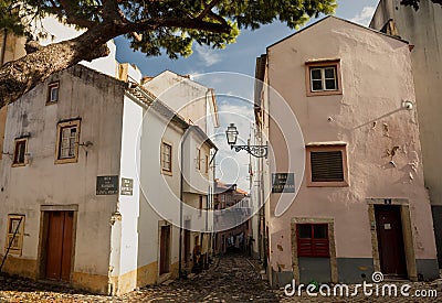 Old Lissabon houses Stock Photo