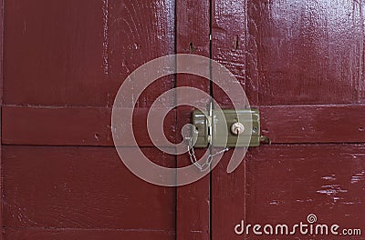 Old lock locked Stock Photo