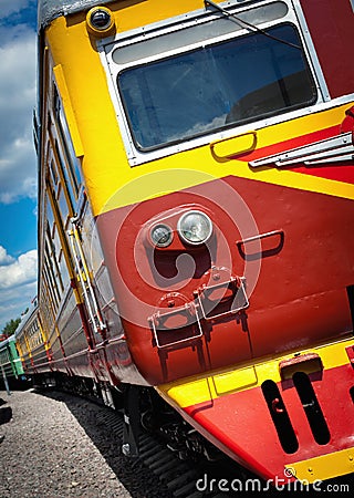 Old locomotives Stock Photo