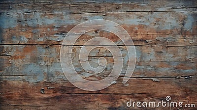 Grunge Aged Wooden Texture In Light Navy And Bronze Stock Photo