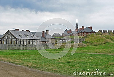 Old Louisbourg Stock Photo