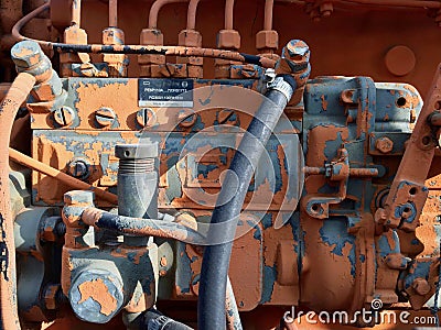 Old machine Stock Photo