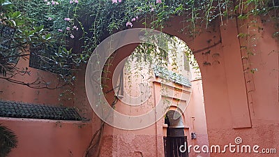 Old madina marrakech Street deviation Stock Photo
