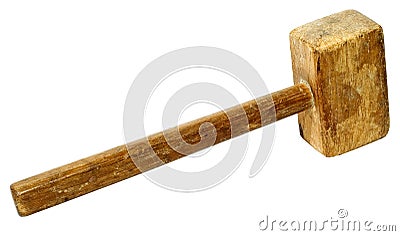 Old mallet Stock Photo