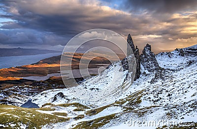 The Old Man of Storr Stock Photo