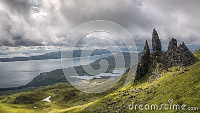 Old Man of Storr, Isle of Skye Scotland Stock Photo