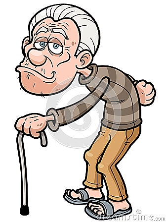 Old man Vector Illustration