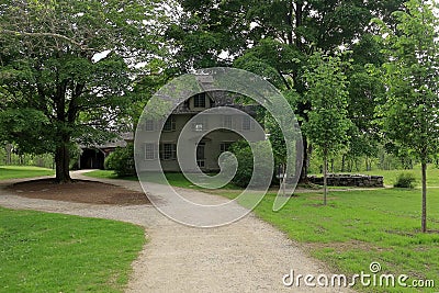 Old Manse in Minute Man National Historic Park in Concord, Massachusetts Stock Photo