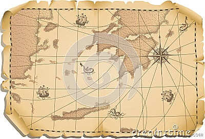 Old Map Stock Photography - Image: 3183912