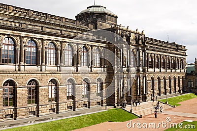 The Old Masters Picture Gallery in Dresden, Germany Stock Photo