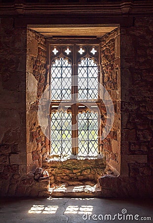 Old Medieval Window Stock Photo