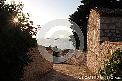 Old Mediterranean house Stock Photo