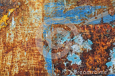 old metal iron rust background and texture grunge Stock Photo