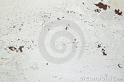 White peeling paint Stock Photo