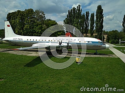 Old military aircraft Editorial Stock Photo