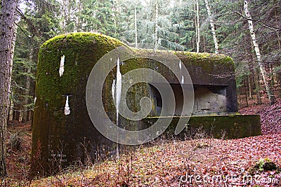 Old military bunker Stock Photo