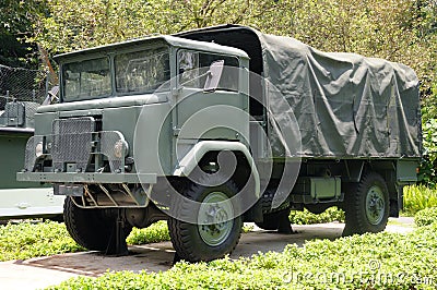 Old military truck Stock Photo