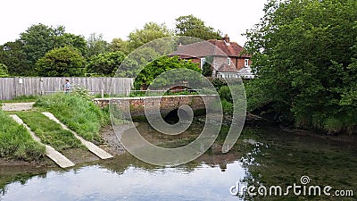 Old Mill in Langstone Stock Photo