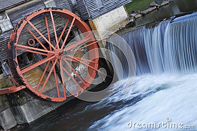 Old Mill in Pigeon Forge Stock Photo