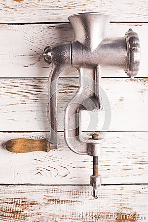 Old mincer Stock Photo