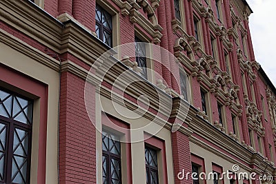 Old and modern architecture are not separable. Stock Photo