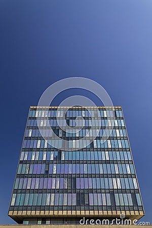 Old modern looking building Stock Photo