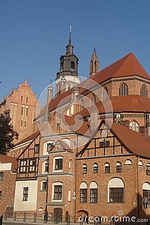 Old monuments of Stargard City, Poland Editorial Stock Photo