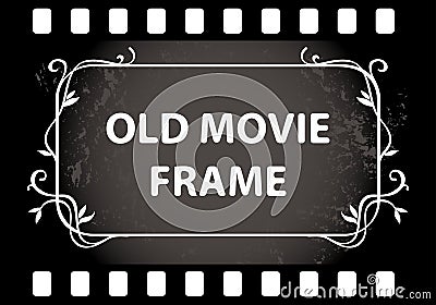 Old movie film Vector Illustration