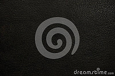 Old natural dark black grunge pattern, grungy grained leather texture background, horizontal textured macro closeup Stock Photo