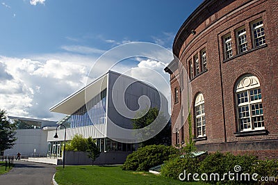 Old and new buildings Stock Photo