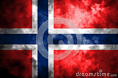 Old Norway grunge background flag Stock Photo