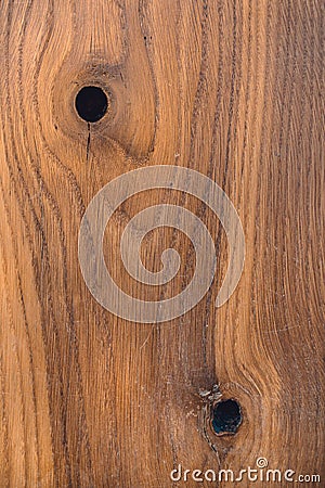 Old oak solid wood lacquered Stock Photo
