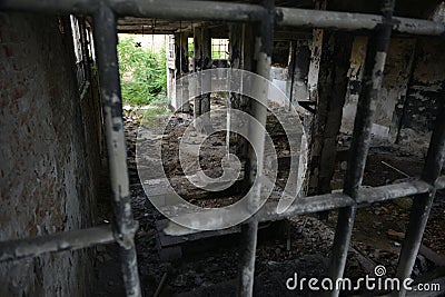 Abandoned factory Stock Photo