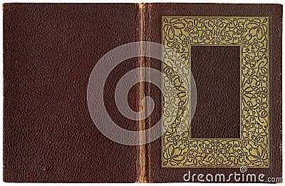 Old open book 1920 Stock Photo