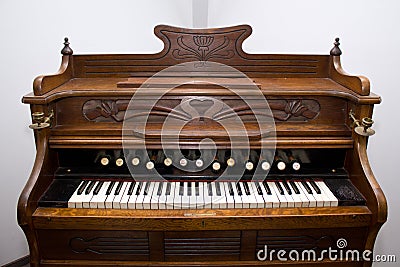 Old organ Stock Photo