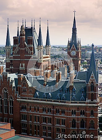 Old Paddington Rail station in London, England Stock Photo