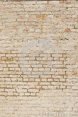 Old painted brick wall Stock Photo