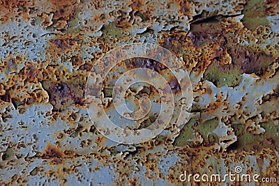 Abstract Rusted Metal Background. Stock Photo