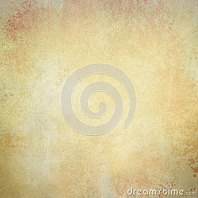 Old paper background in faded metal brown gold and white colors with vintage texture Stock Photo
