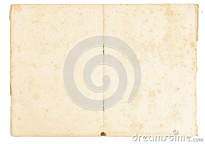Old paper sheet with edges. Vintage style toned with vignette Stock Photo