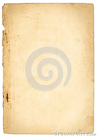 Old paper sheet Stock Photo