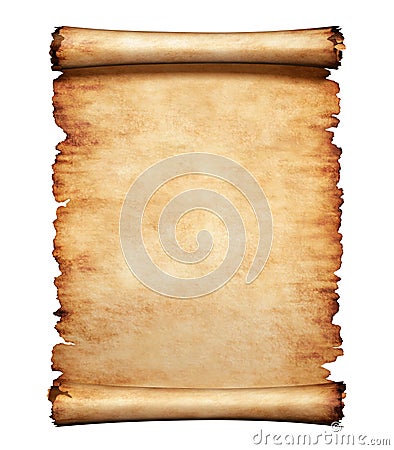 Old Parchment Paper Letter Background Stock Photo