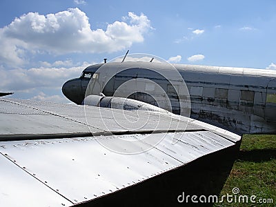 Old passenger plane Editorial Stock Photo