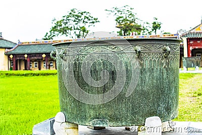 Old Pavillion, Complex of Hue Monuments in Hue, World Heritage Site, Vietnam. Stock Photo