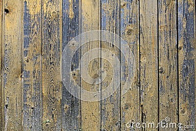 Old peeling fence Stock Photo